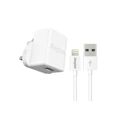Energizer Lightning UK Charger With Lightning Cable (ACA1AUKCLI3)